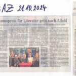 Artikel zum Festakt des Literatur-Wettbewerbes