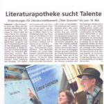 Zeitungsartikel zum Hildesheimer Literatur-Wettbewerb