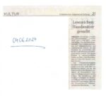 Artikel über das Projekt Lesezeichen