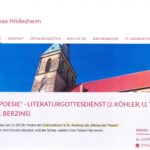 Ankündigung der Messe der Poesie