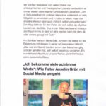 Artikel über die Lesereihe "Was die Welt zusammenhält"