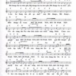 Notenblatt der Vertonung des Gedichtes Bildungskatastrophe von Jo Köhler