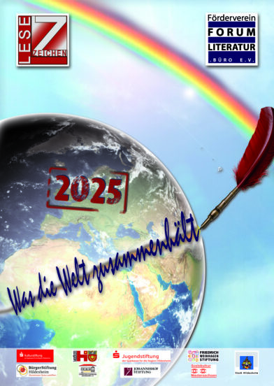 Das Plakat des LeseZeichen Projekts von 2025